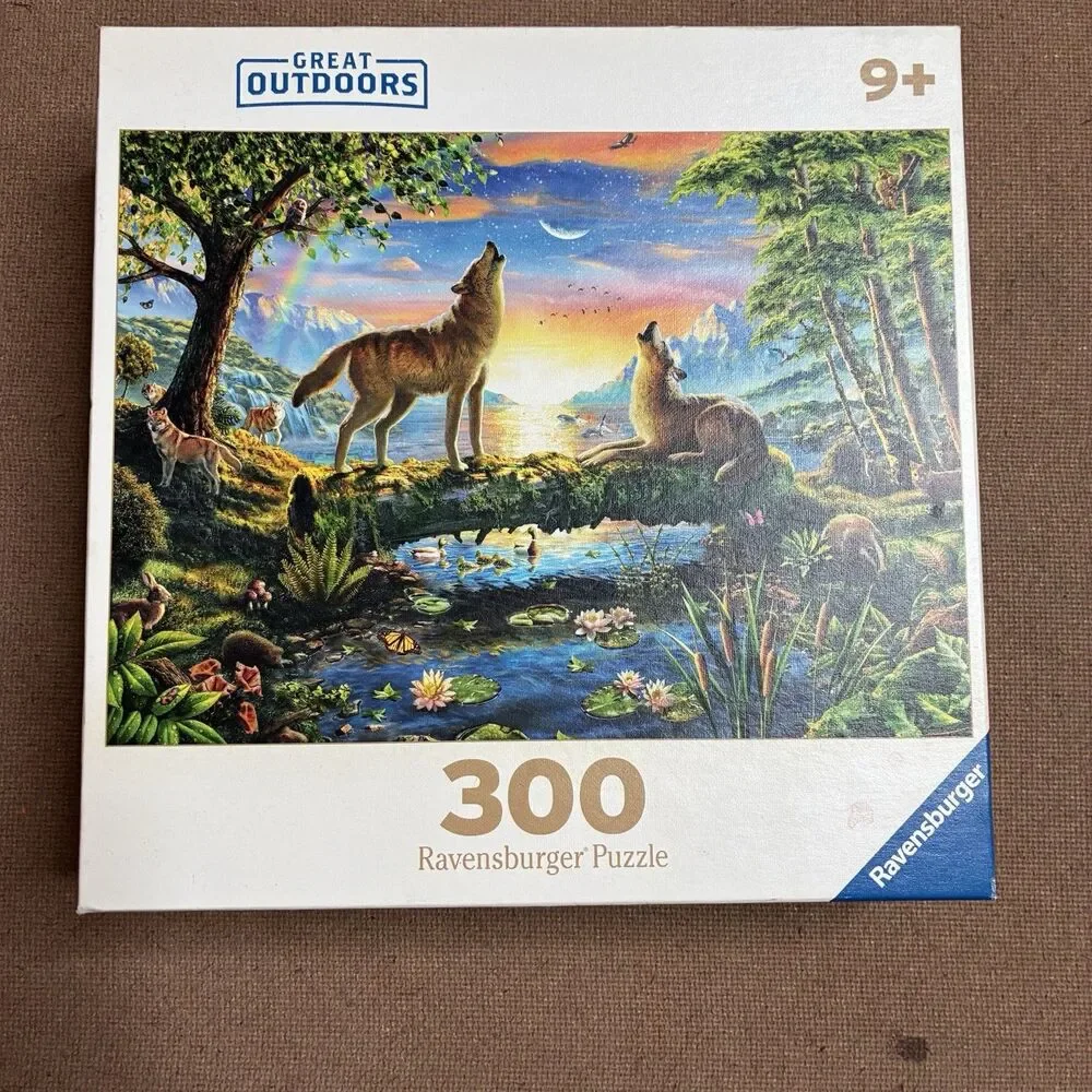 Ravensburger Great Outdoors Puzzle Series Wolf Harmony 300 Piece Jigsaw Puzzle